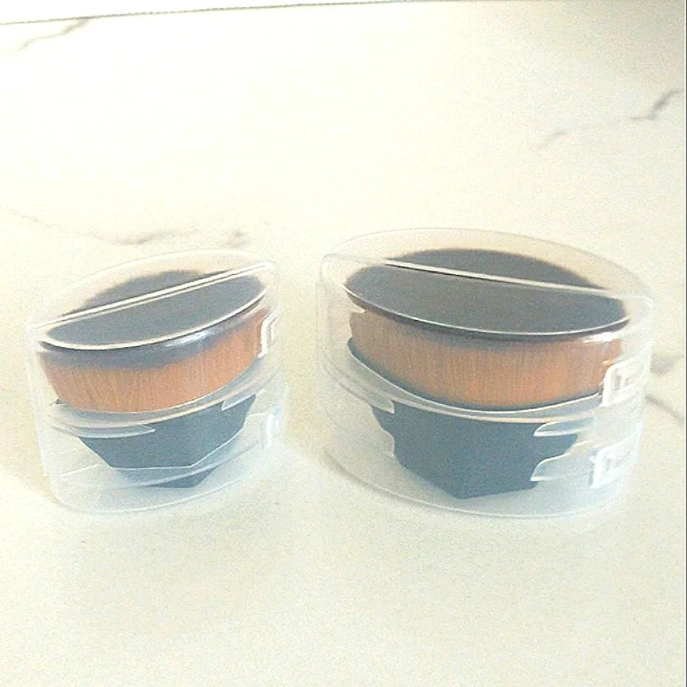 New Trendy Flawless Kabuki Makeup Brush Set - 1 Of Each Size with Case